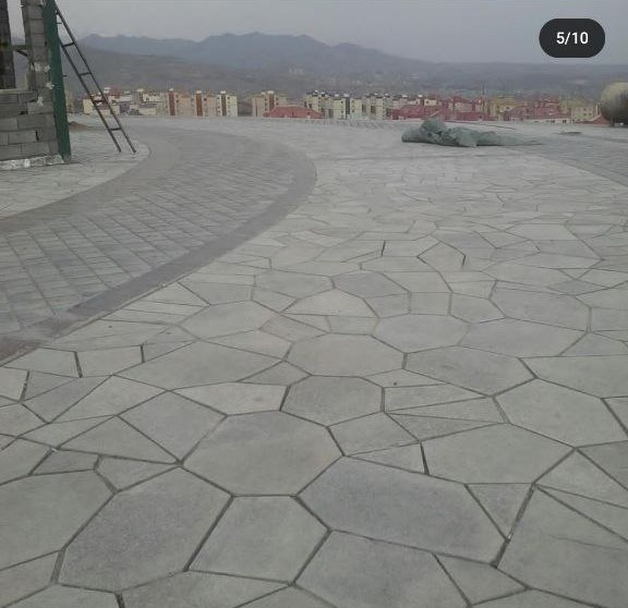 سنگفرش بوستان نورالشهدا در پردیس