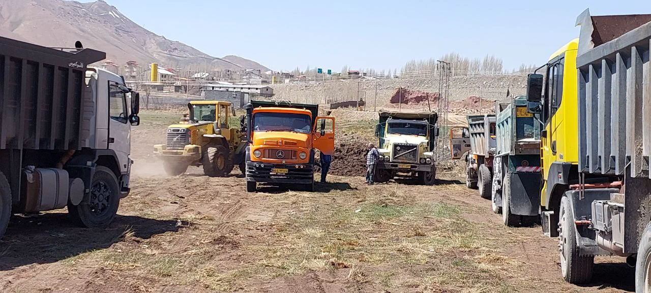محدوده خاکبرداری پروژه ۱۵ هکتاری مشا
